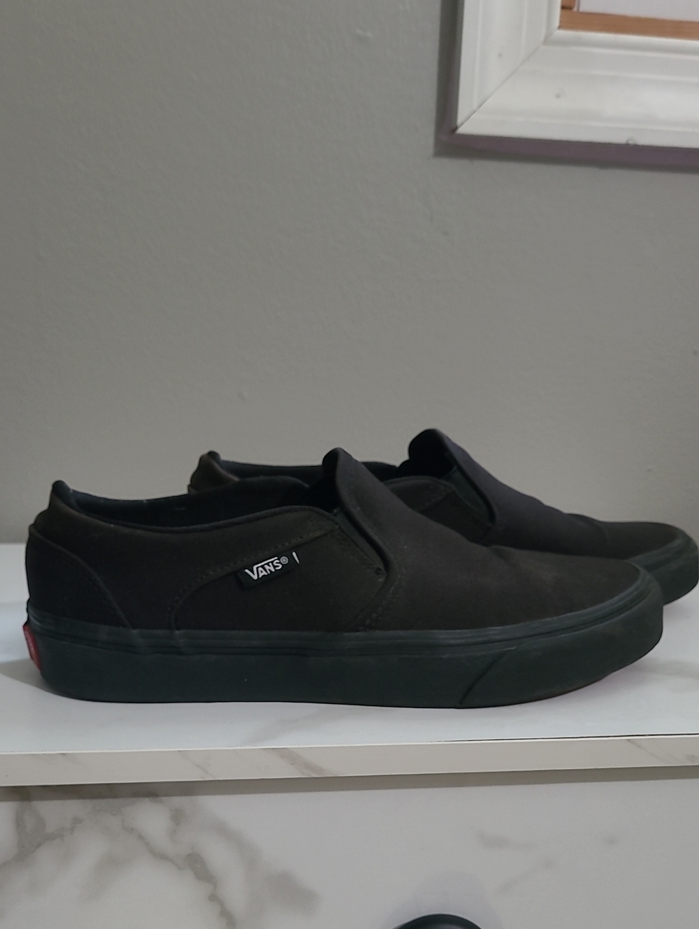 Vans All Black Women's Slip Ons